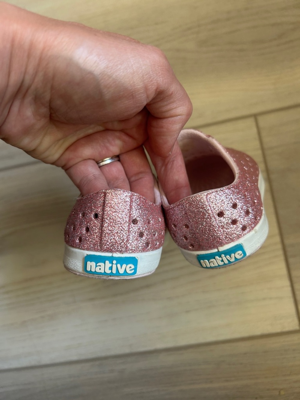 Native Kids Slip-On Sneakers Jefferson Bling Pink - Picture 5 of 7